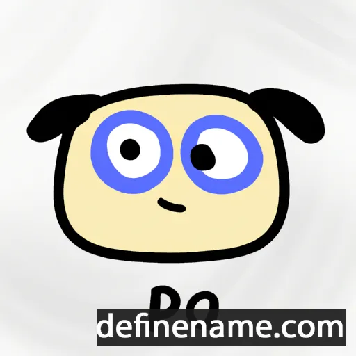 cartoon of the name Po