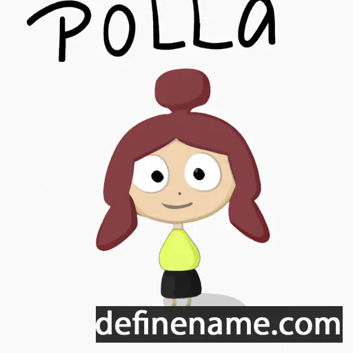 Poalla cartoon