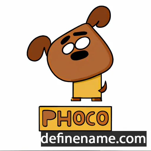 cartoon of the name Pocho