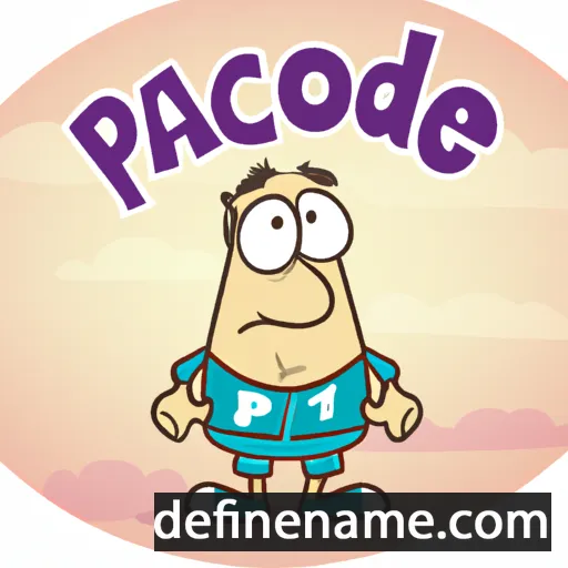 cartoon of the name Podarce