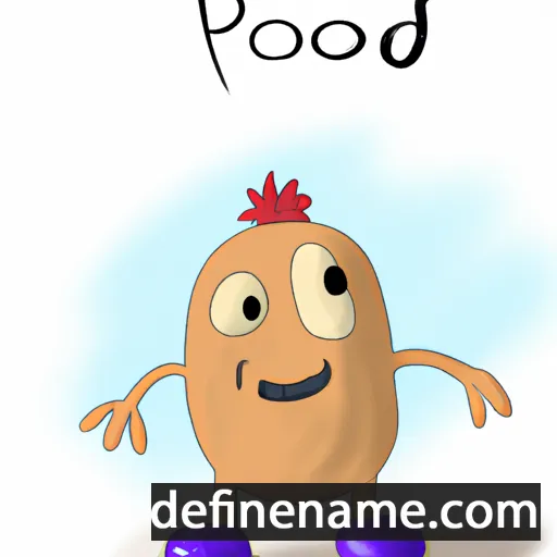 cartoon of the name Podo