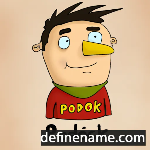 cartoon of the name Podrick