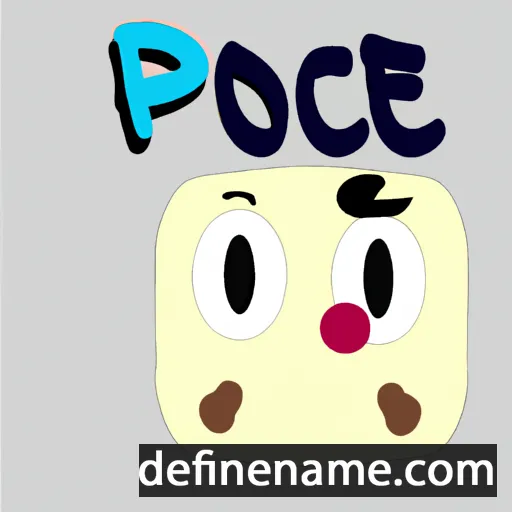 cartoon of the name Pœcc