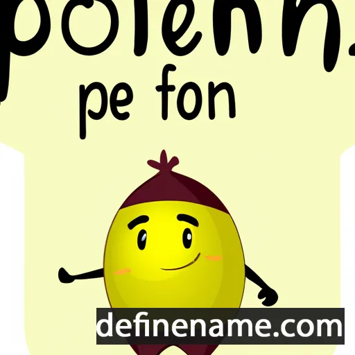 cartoon of the name Poimen