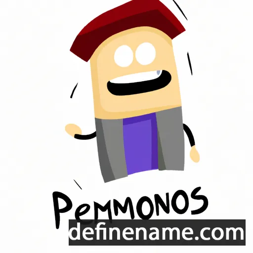 cartoon of the name Poimenios