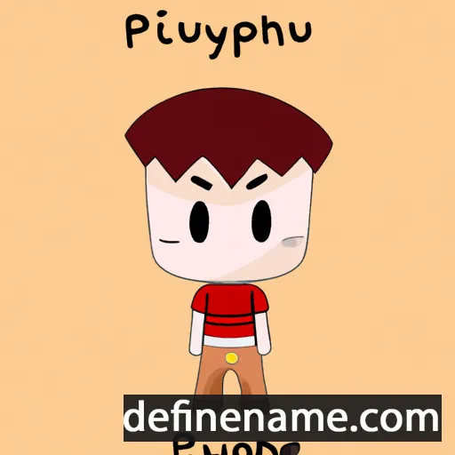 cartoon of the name Poiyaunpe