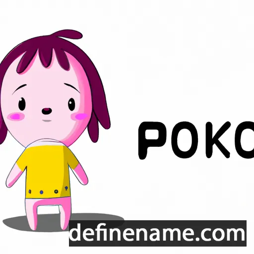 cartoon of the name Poko