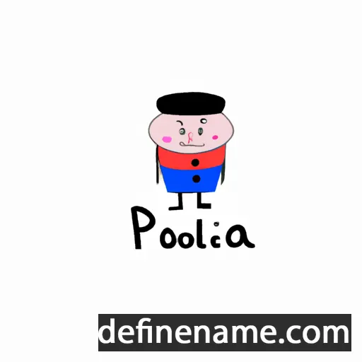 cartoon of the name Polcia