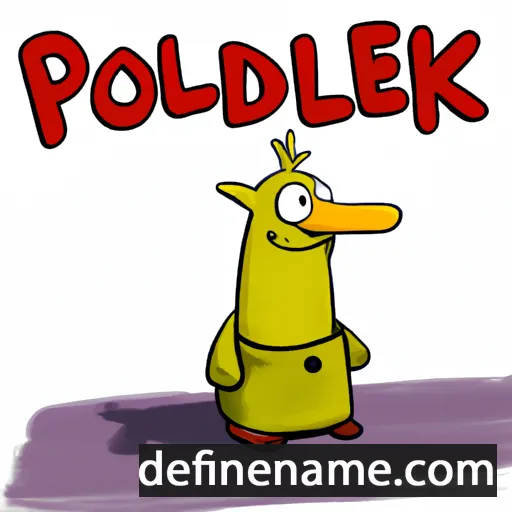 cartoon of the name Poldek