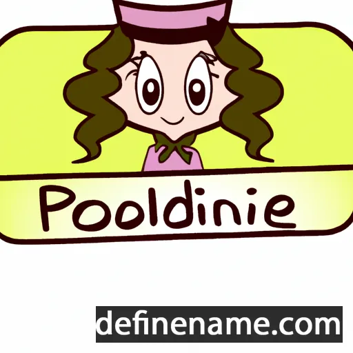 Poldine cartoon