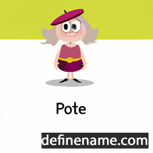 cartoon of the name Polette