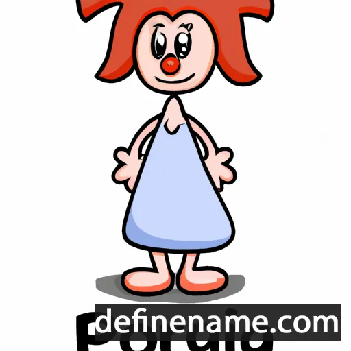 cartoon of the name Polgara