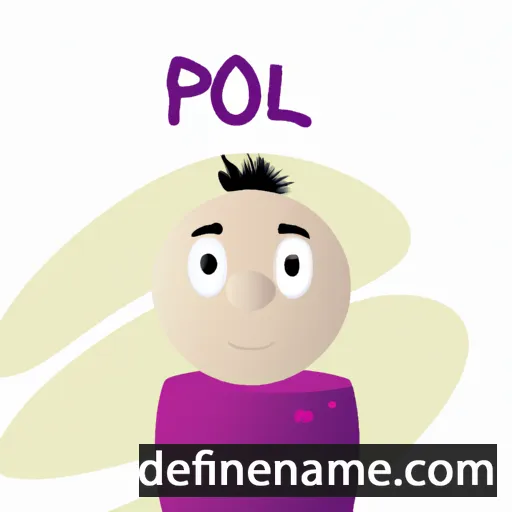 cartoon of the name Poli