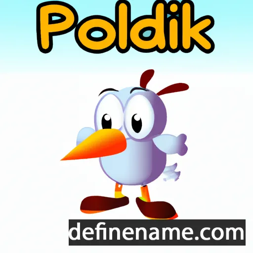 cartoon of the name Polideuk