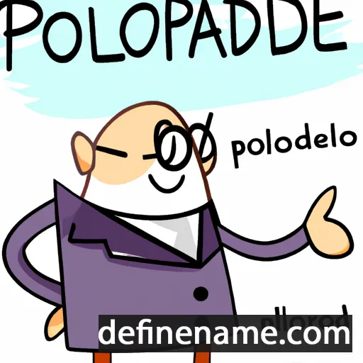 cartoon of the name Polidore