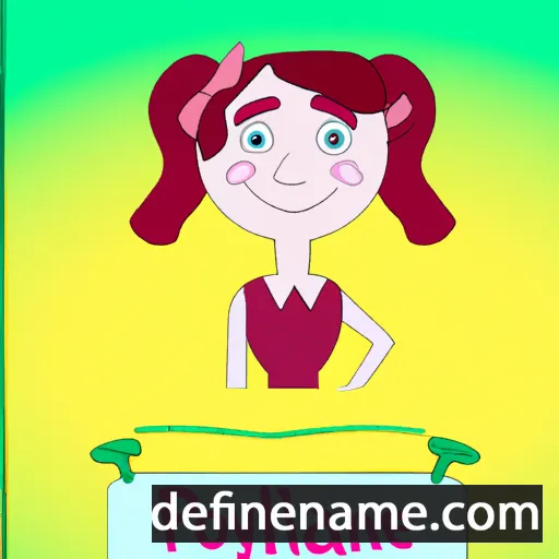 cartoon of the name Pollyanne