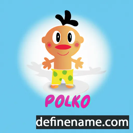 cartoon of the name Poloko