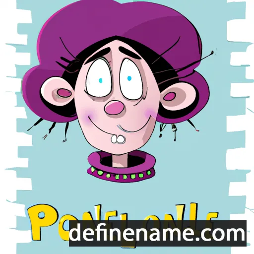 cartoon of the name Polonie