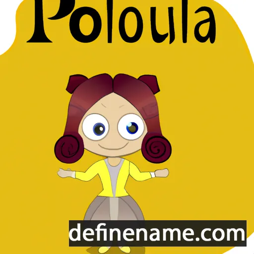 cartoon of the name Polunia