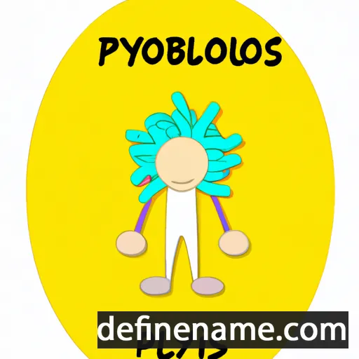 cartoon of the name Polybios