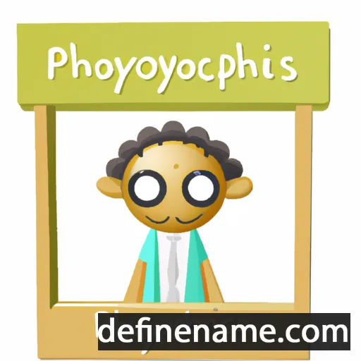 cartoon of the name Polychronios