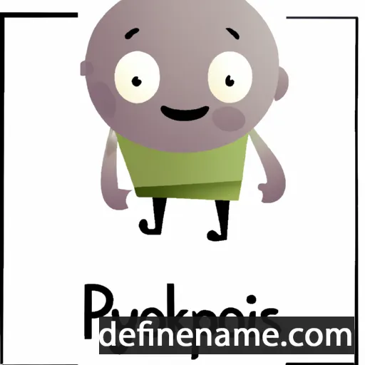 cartoon of the name Polyeuktos