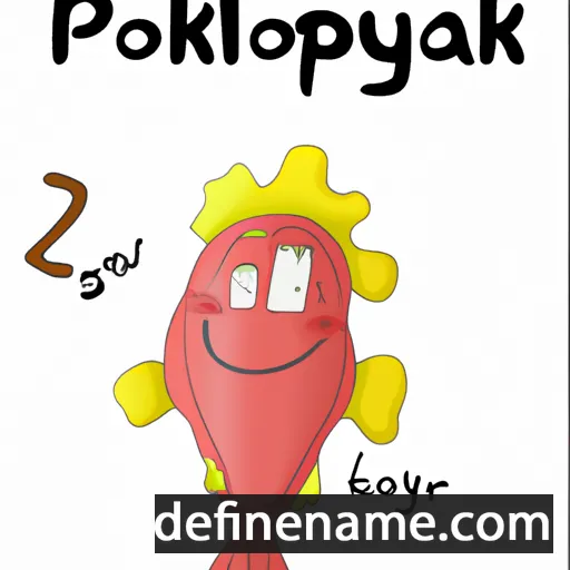 cartoon of the name Polykarp