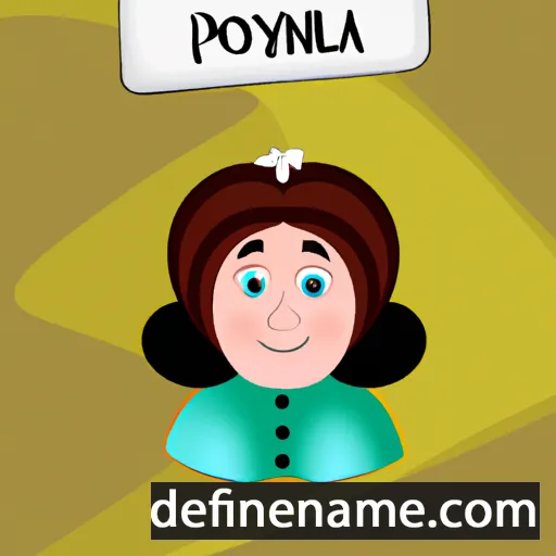 cartoon of the name Polyna