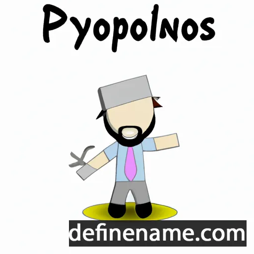 cartoon of the name Polyxenos