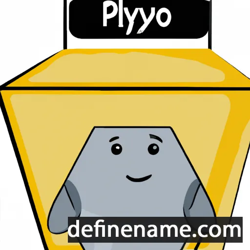 cartoon of the name Polyxo