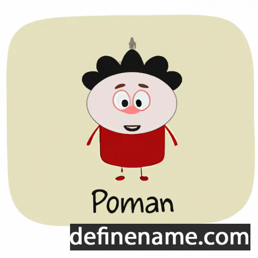 Pomian cartoon