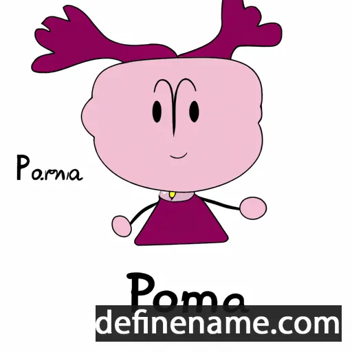 cartoon of the name Pompea