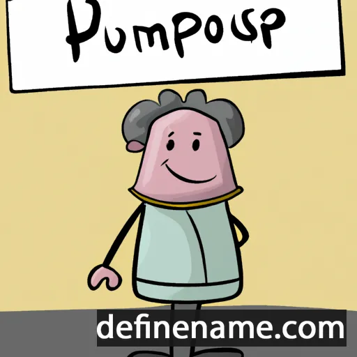 cartoon of the name Pompejusz