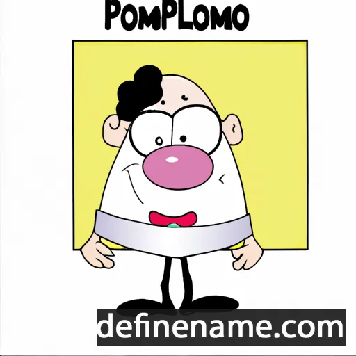 cartoon of the name Pompilio