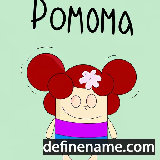 Pompónia cartoon