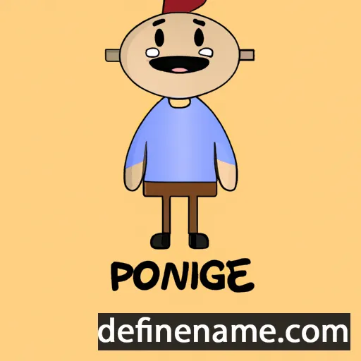 cartoon of the name Ponce