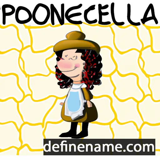 cartoon of the name Poncella