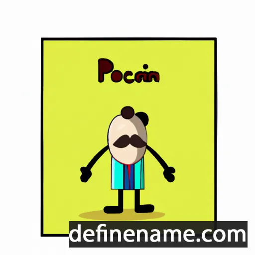 Poncián cartoon