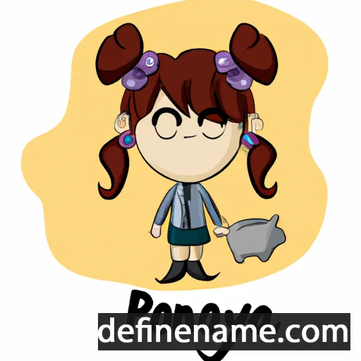 cartoon of the name Ponenya