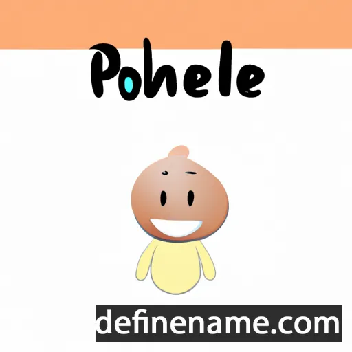 cartoon of the name Ponleu