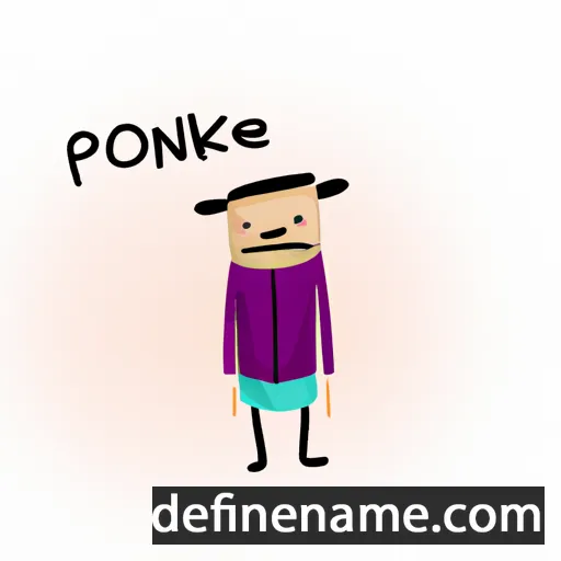 cartoon of the name Ponloke