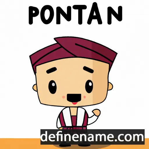 Pontiaan cartoon