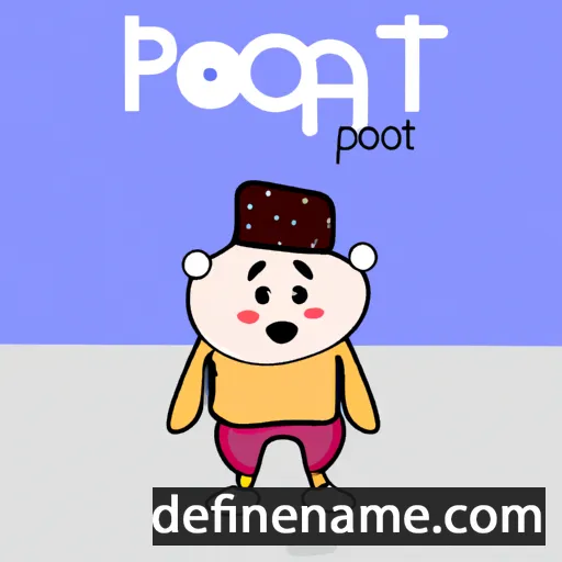 cartoon of the name Popat