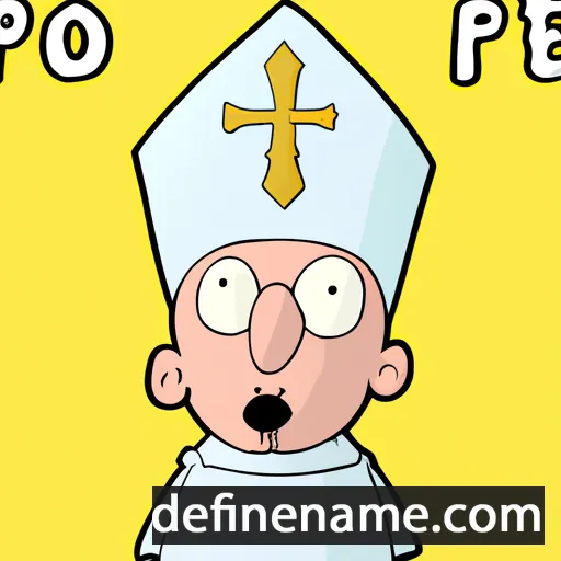 cartoon of the name Popé