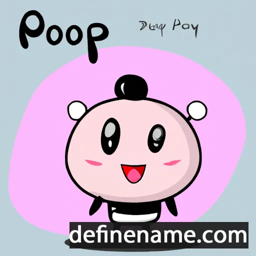 cartoon of the name Popo