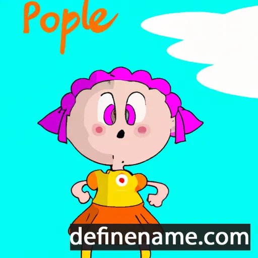 cartoon of the name Poppée