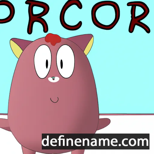 Porcari cartoon