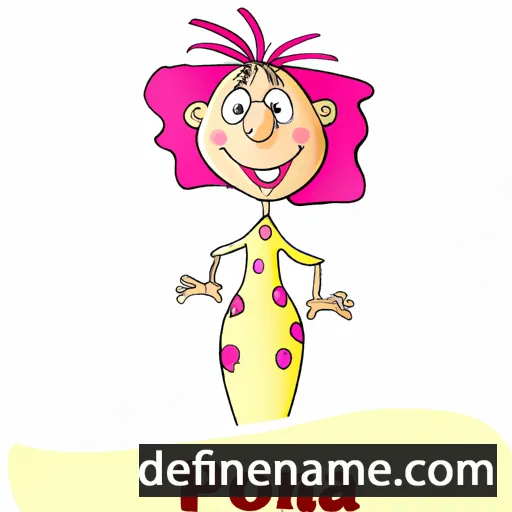 cartoon of the name Porina