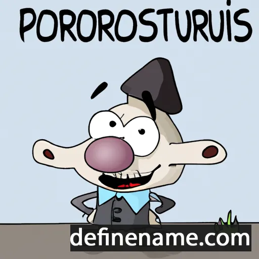 Porphüriosz cartoon