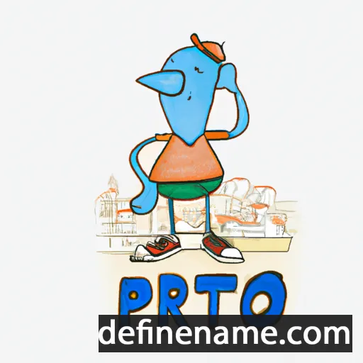 cartoon of the name Porto